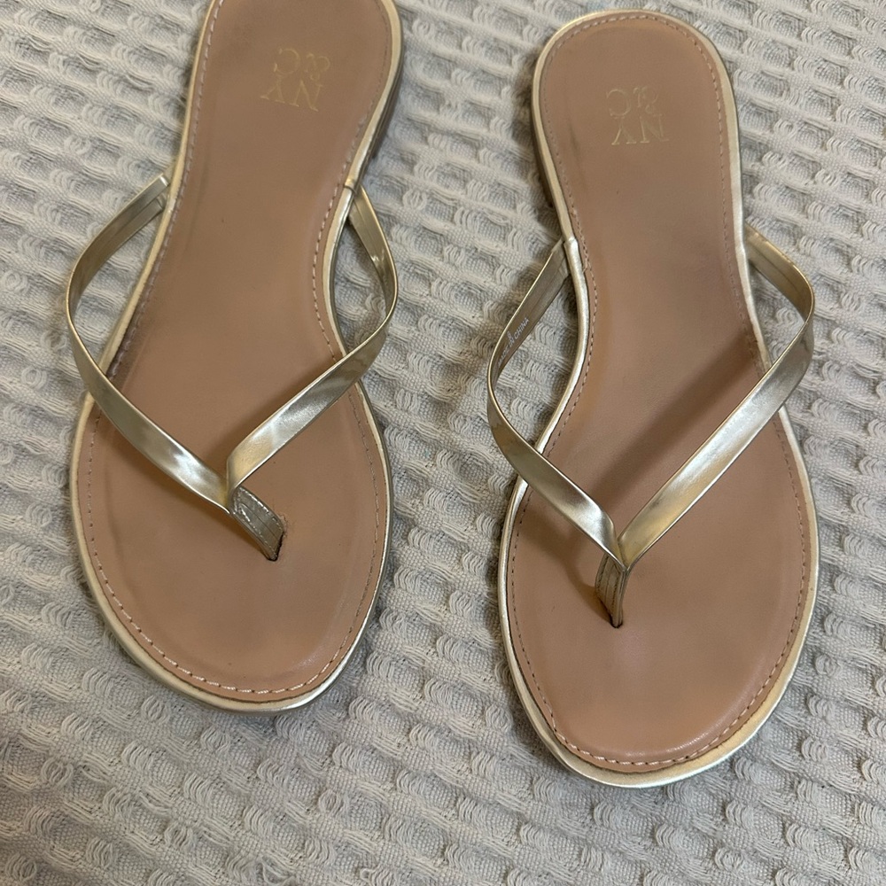 Women's Metallic Sandals